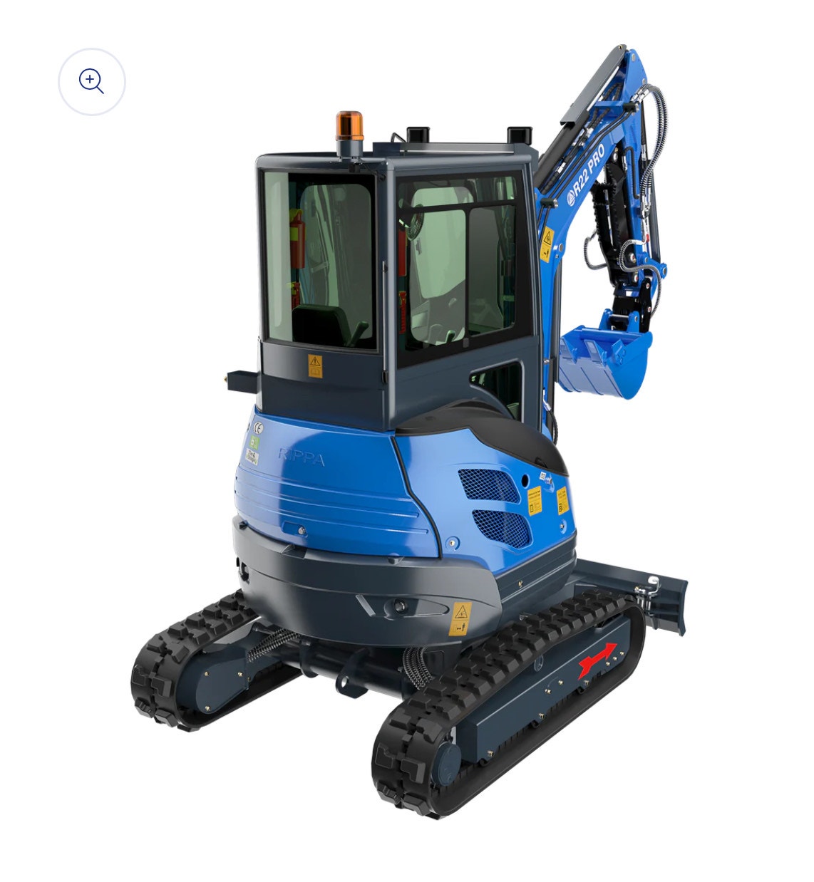 Rippa R22 – 2,4 tonn -Kubota D1105 – 3 års garanti